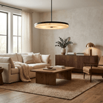 Orbis Alabaster Pendant Light – Modern Natural Stone Ceiling Lamp