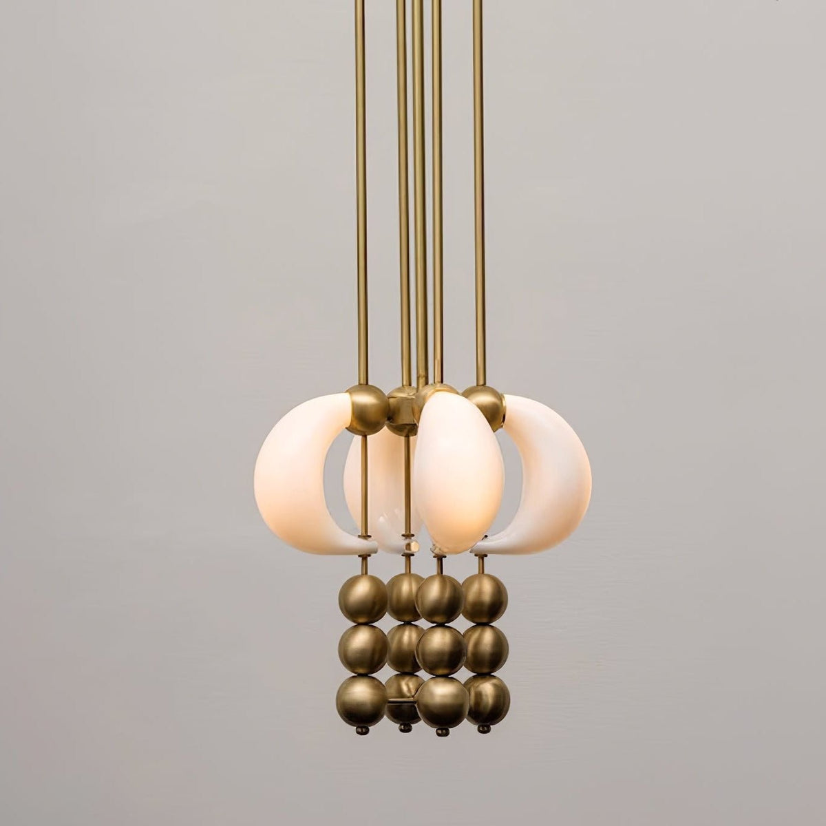 Orbitaler Pendant Light – Modern Glass Chandelier for Dining and Living Spaces