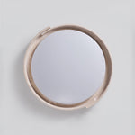 Orbital Edge Flush Mount Ceiling Light in Yellow Travertine