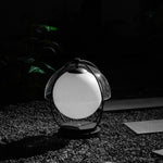 Orbital Globe Outdoor Table Lamp – Modern Sphere LED Patio Light