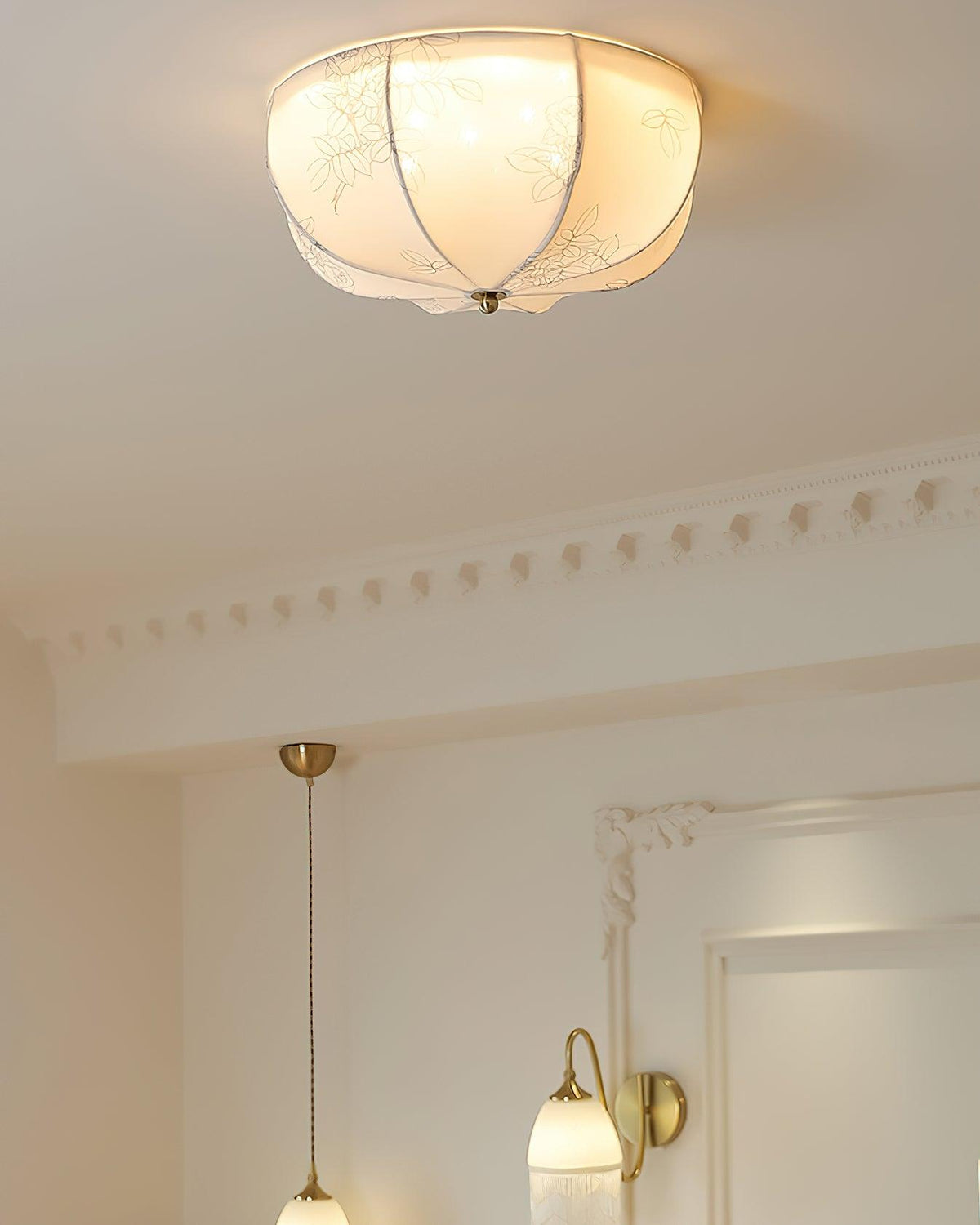 orchid-fabric-ceiling-lamp