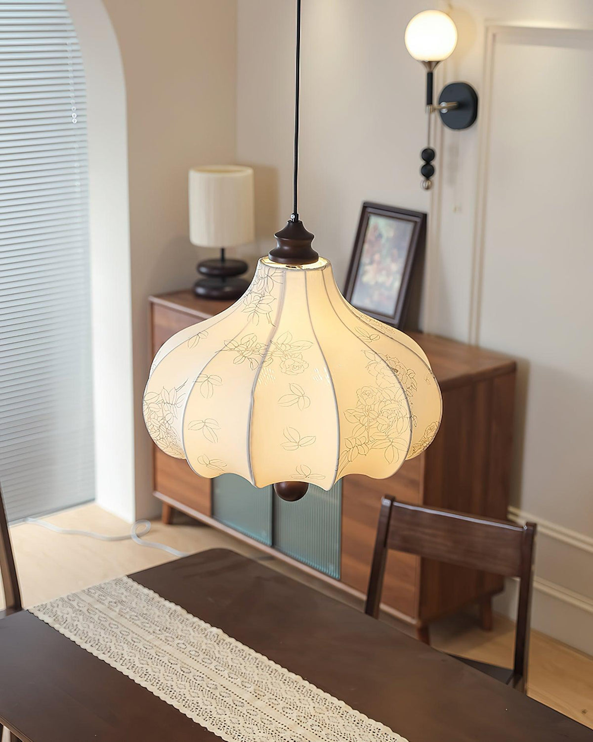 orchid-fabric-pendant-light