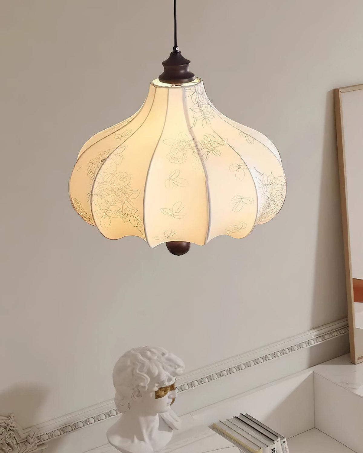 orchid-fabric-pendant-light