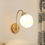 Orchid Wood Wall Lamp