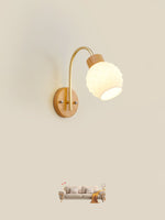 Orchid Wood Wall Lamp