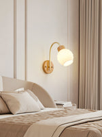 Orchid Wood Wall Lamp