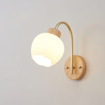 Orchid Wood Wall Lamp