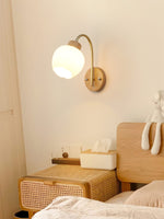 Orchid Wood Wall Lamp