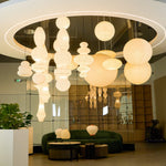 Ori Lantern Swag Pendant Light – Handcrafted Mulberry Paper Hanging Lamp
