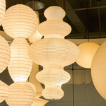 Ori Lantern Swag Pendant Light – Handcrafted Mulberry Paper Hanging Lamp