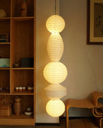 Ori Lantern Swag Pendant Light – Handcrafted Mulberry Paper Hanging Lamp