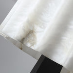 Origami Pleat Alabaster Floor Lamp – Modern Sculptural Lighting