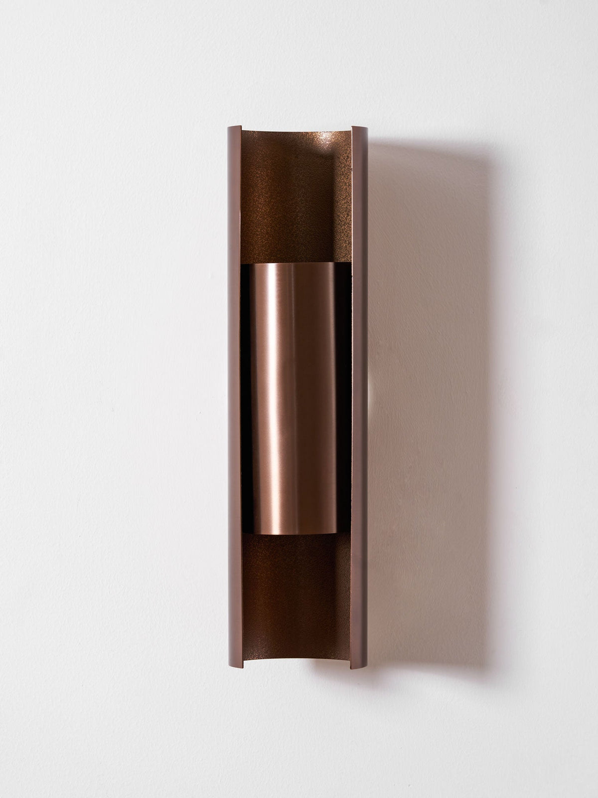 Orion Sculptural Wall Sconce in Brushed Bronze with Integrated LED