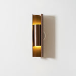 Orion Sculptural Wall Sconce in Brushed Bronze with Integrated LED