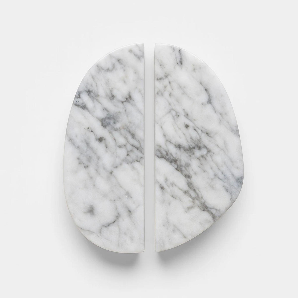 Orion Marble Door Handle in Natural Stone for Cabinets and Glass Doors