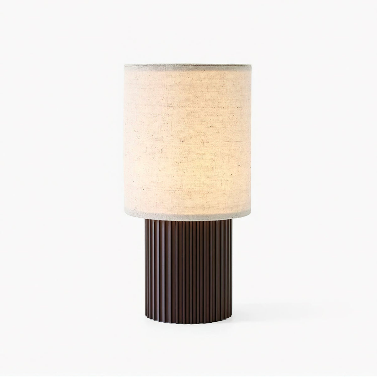 Orlo Ribbed Table Lamp – Modern Minimalist LED Desk Light for Bedroom & Living Room