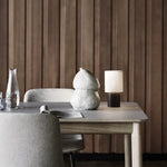 Orlo Ribbed Table Lamp – Modern Minimalist LED Desk Light for Bedroom & Living Room