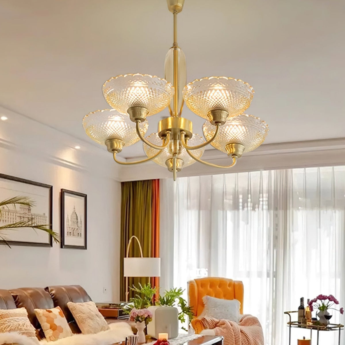 Orrefors Chandelier