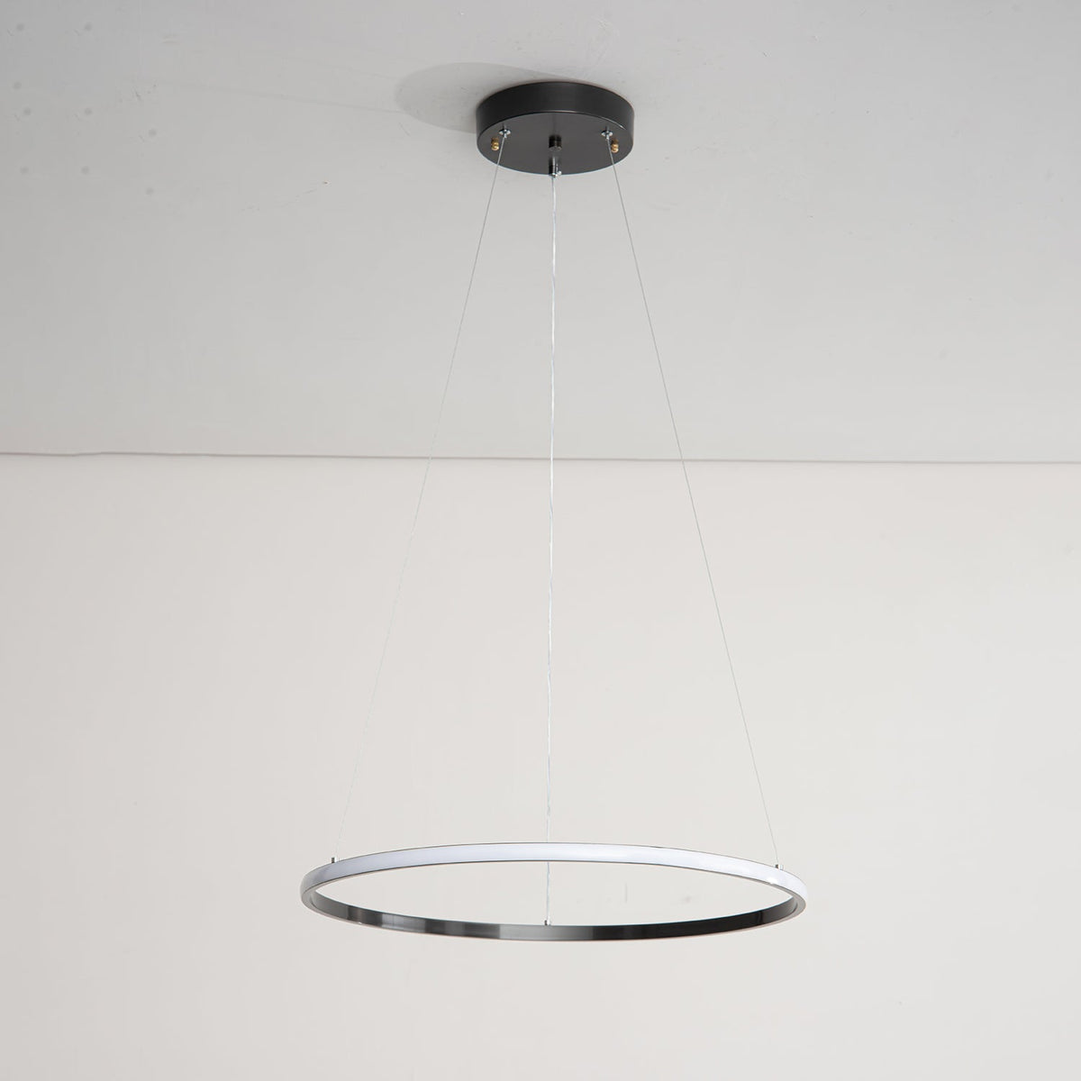 Orrery Rings Chandelier — Modern Brass LED Pendant Light