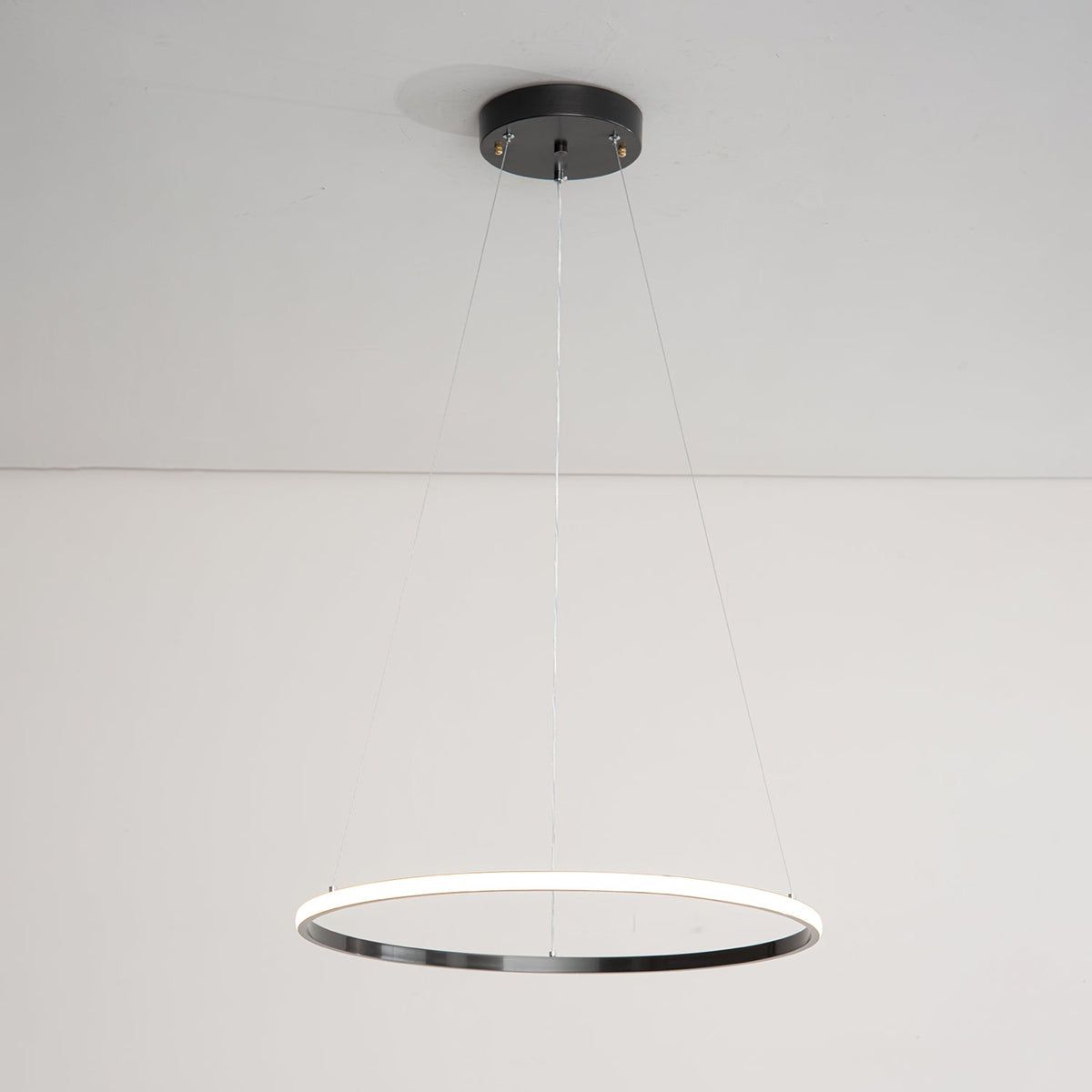 Orrery Rings Chandelier — Modern Brass LED Pendant Light