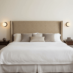 Orrila Dawn Alabaster Wall Sconce in Brushed Brass | Modern Minimalist Lighting