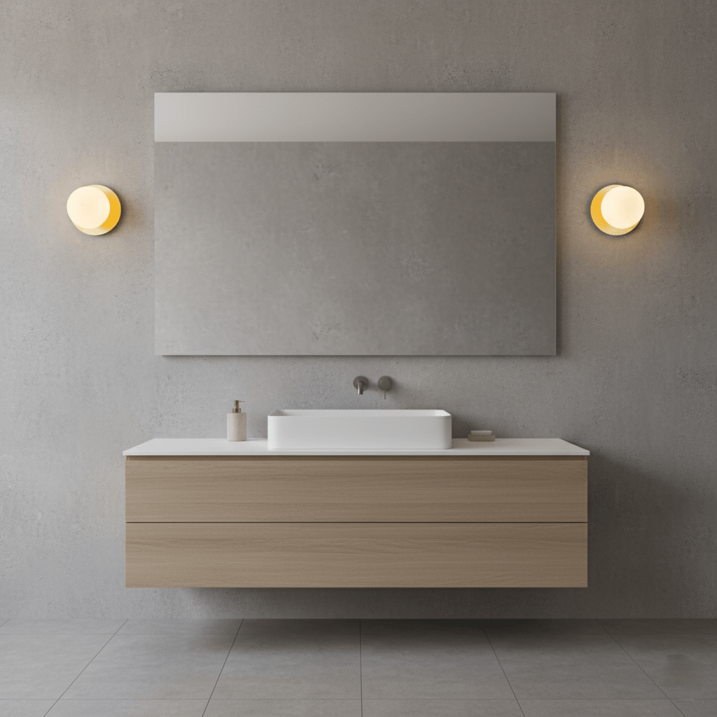 Orrila Dawn Alabaster Wall Sconce in Brushed Brass | Modern Minimalist Lighting
