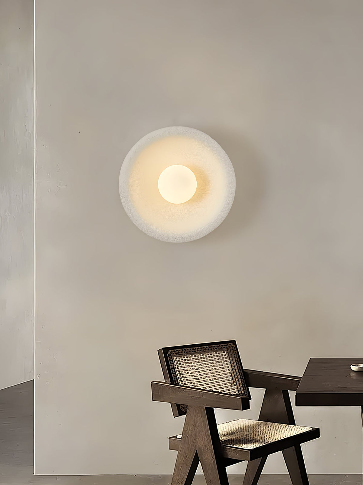Orrin Halo Wall Sconce — Modern Minimalist LED Wall Light for Bedroom & Living Room