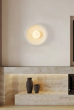 Orrin Halo Wall Sconce — Modern Minimalist LED Wall Light for Bedroom & Living Room