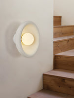 Orrin Halo Wall Sconce — Modern Minimalist LED Wall Light for Bedroom & Living Room