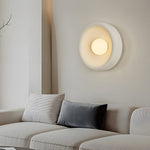 Orrin Halo Wall Sconce — Modern Minimalist LED Wall Light for Bedroom & Living Room