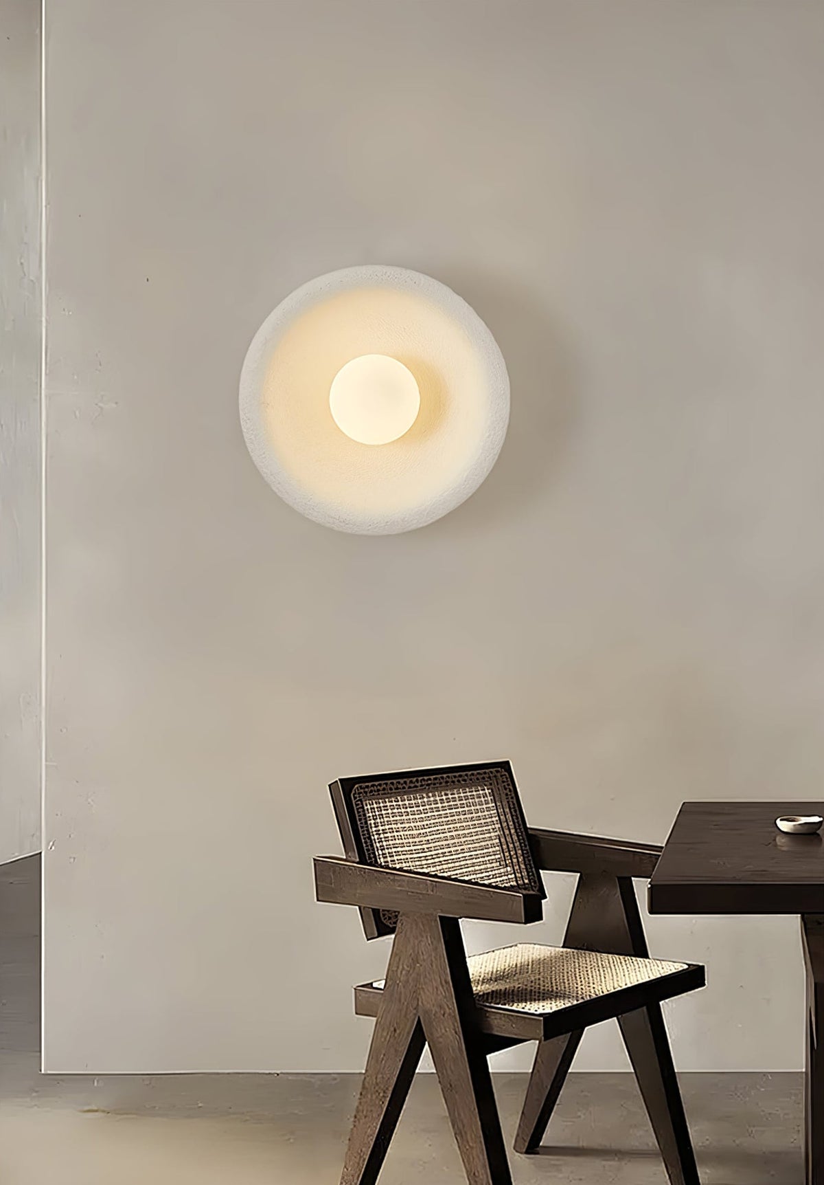 Orrin Halo Wall Sconce — Modern Minimalist LED Wall Light for Bedroom & Living Room