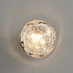 Orrin Molten Glass Wall Sconce | Handcrafted LED Art Glass Lighting