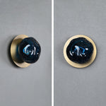 Orrin Molten Glass Wall Sconce | Handcrafted LED Art Glass Lighting