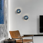 Orrin Molten Glass Wall Sconce | Handcrafted LED Art Glass Lighting