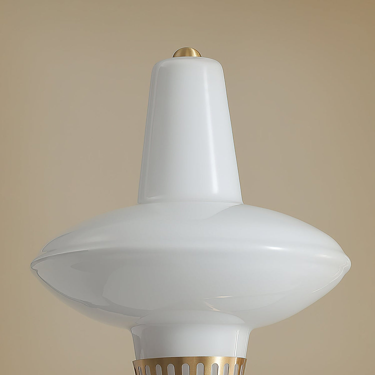 Orvanna Modern Wood and Glass Chandelier with Gold Accents