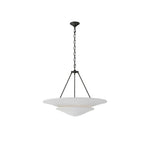 Orvus Cloud Pendant Light — Sculptural Plaster & Metal Ceiling Lamp