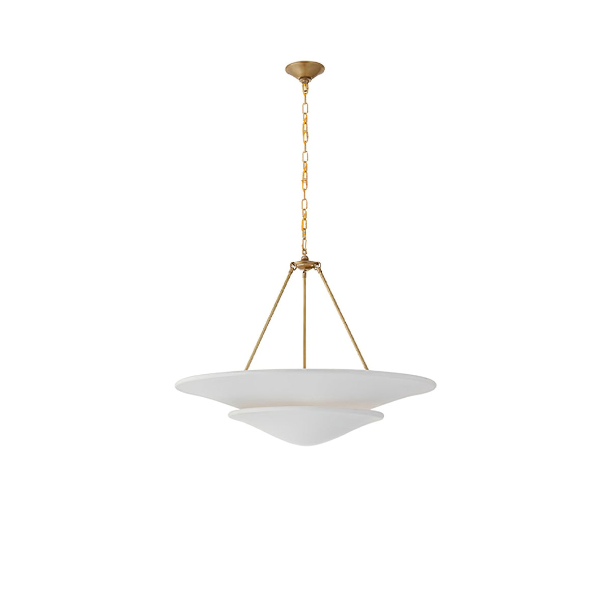 Orvus Cloud Pendant Light — Sculptural Plaster & Metal Ceiling Lamp