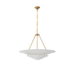 Orvus Cloud Pendant Light — Sculptural Plaster & Metal Ceiling Lamp