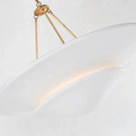 Orvus Cloud Pendant Light — Sculptural Plaster & Metal Ceiling Lamp