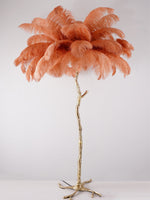 Ostrich Feather Floor Lamp