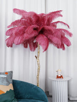 Ostrich Feather Floor Lamp