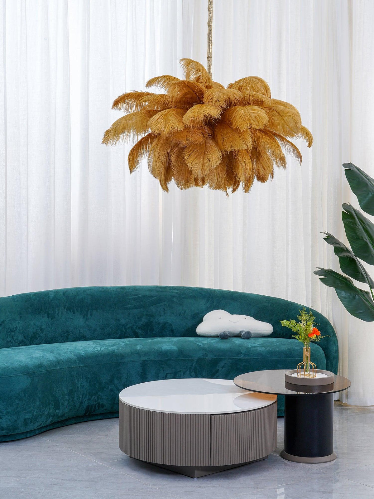 ostrich-feather-chandelier