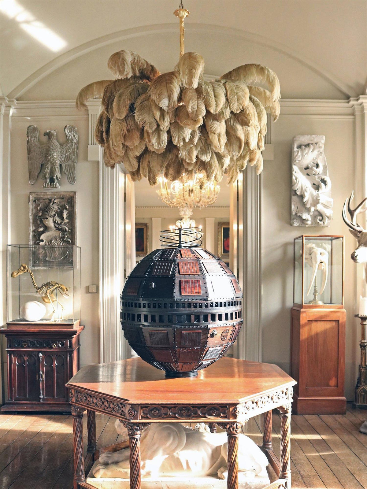 ostrich-feather-chandelier