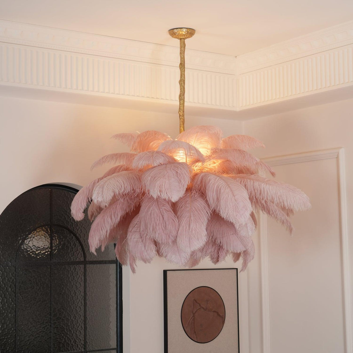 ostrich-feather-chandelier