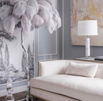 Ostrich Feather Floor Lamp