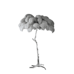 Ostrich Feather Floor Lamp