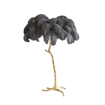 Ostrich Feather Floor Lamp