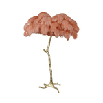 Ostrich Feather Floor Lamp