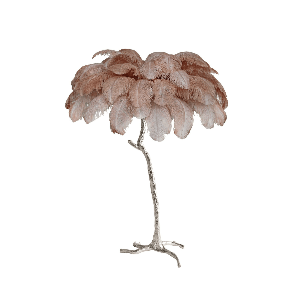 Ostrich Feather Floor Lamp