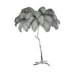 Ostrich Feather Floor Lamp